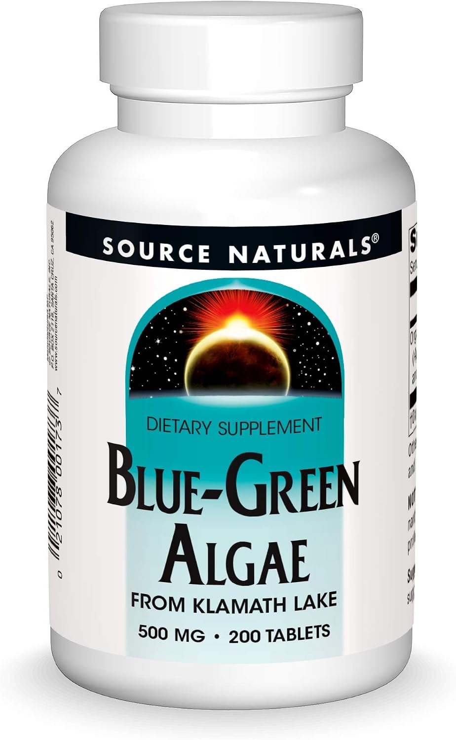 Source Naturals Klamath Lake Blue-Green Algae - 500 mg - 50 Tablets