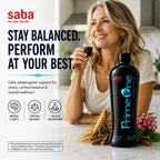 Saba Prime One Líquido Adaptógeno con Ashwagandha, Rhodiola, Reishi, Ginseng y Eleuthero - 946 ml