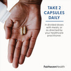 Fairhaven Health CountBoost para Hombres – Suplemento de Fertilidad Masculina con Ashwagandha, Vitamina C y CoQ10 – 60 Cápsulas