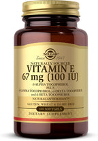 Solgar Vitamina E, 100 Cápsulas Blandas (Discontinuado)