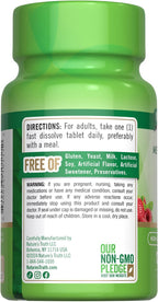 Vitamina B12 Sublingual 1000 mcg - 120 Comprimidos - Metilcobalamina - Vegano y Sin Gluten