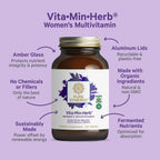 PURE SYNERGY Vita·Min·Herb para Mujeres - Multivitamínico completo para mujeres (120 comprimidos)