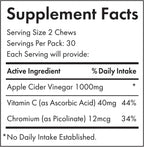 Beauty Pie Goody Two Chews Gominolas de Vinagre de Manzana con Cromo y Vitamina C