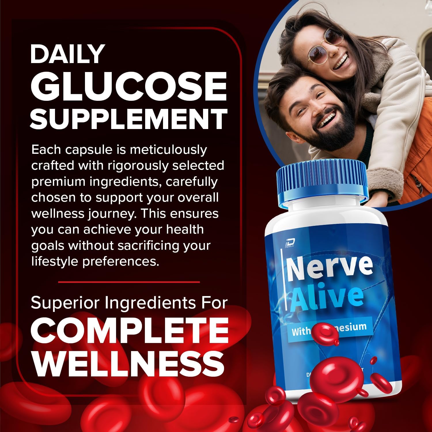 Nerve Alive Cápsulas – Suplemento Avanzado NerveAlive, Fórmula Natural, Máxima Potencia (5 Paquetes - 300 Cápsulas)