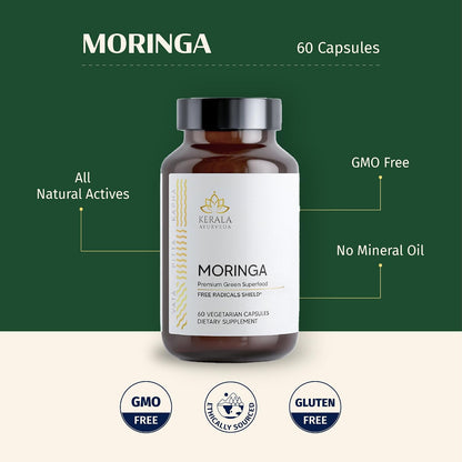 Kerala Ayurveda Moringa 450 mg - 60 Cápsulas Vegetales – Image 7