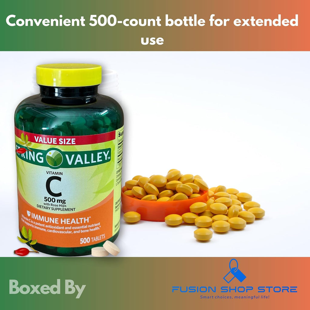 Vitamin C 500mg with Rose Hips - 500 Tablets