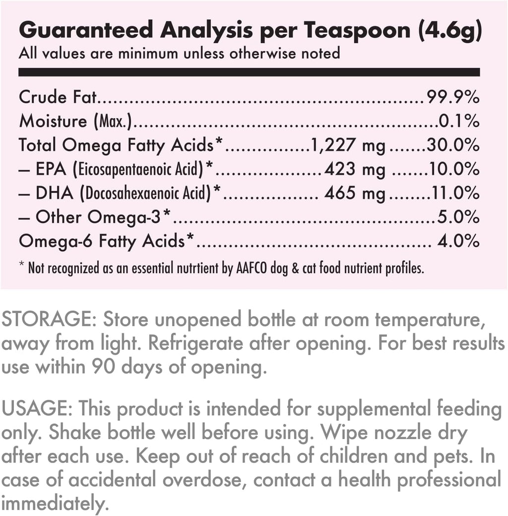 Aceite de Salmón Salvaje de Alaska LEGITPET para Perros y Gatos - 237 ml