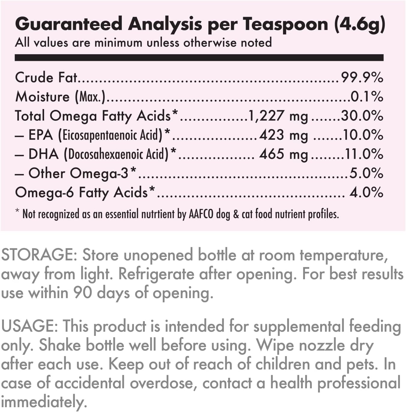 Aceite de Salmón Salvaje de Alaska LEGITPET para Perros y Gatos - 237 ml