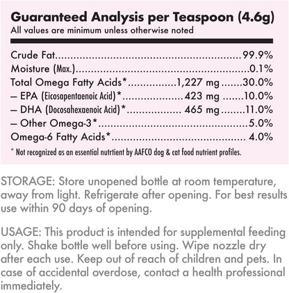Aceite de Salmón Salvaje de Alaska LEGITPET para Perros y Gatos - 237 ml – Image 8
