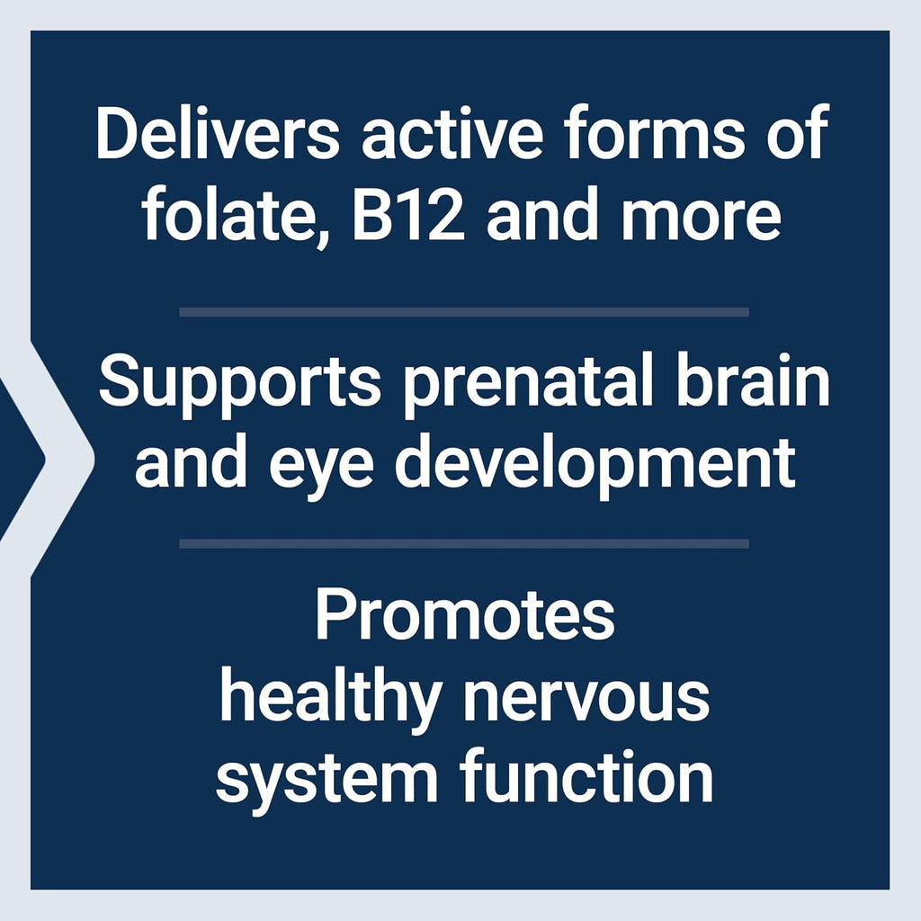 Life Extension Prenatal Advantage - Multivitamínico Prenatal con DHA, Colina y Ácido Fólico Bioactivo, 120 Cápsulas Blandas