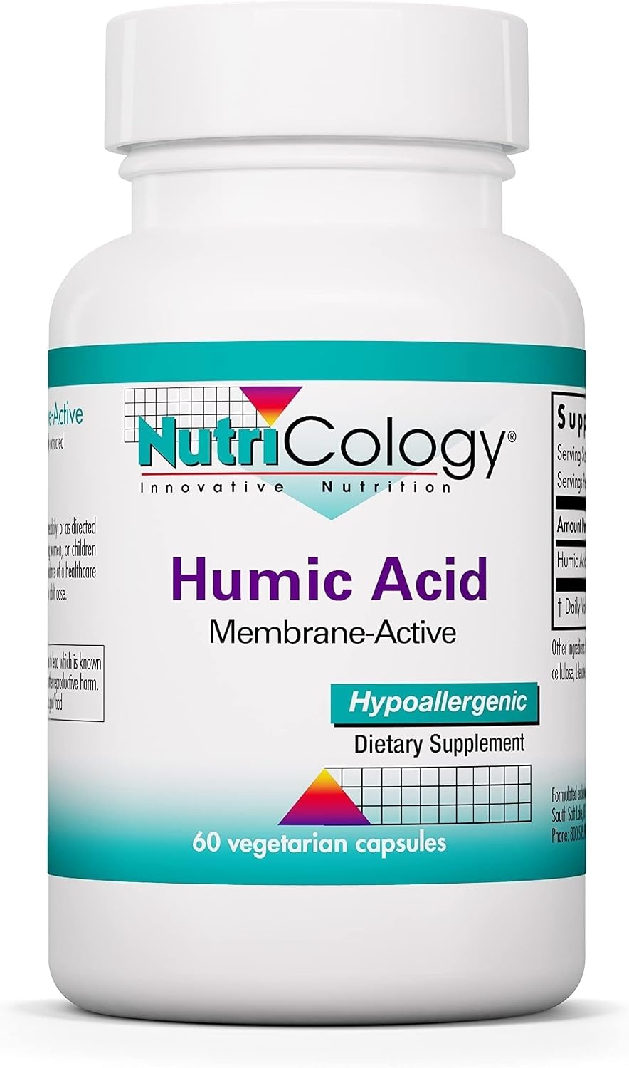 Allergy Research Group NutriCology Humic Acid 750 mg - 60 Capsules