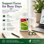 McCord BrainHealth Complemento Cerebral con Olivamine, Vitaminas D3, B6, B12, Rhodiola Rosea, Magnesio y Taurina