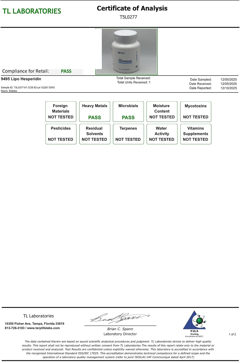 Renue By Science Hesperidin Liposomal - 90 Cápsulas de 300 mg