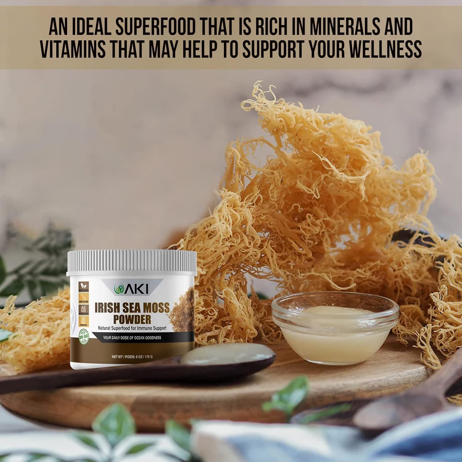 Polvo de Irish Sea Moss (170g) - AKI
