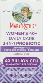 MARYRUTH'S Daily Care 40+ Women’s 3-in-1 Capsules, 40 B CFU, 30 ct