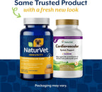 NaturVet Suplemento Cardiovascular para Perros con Taurina - 60 Comprimidos Masticables