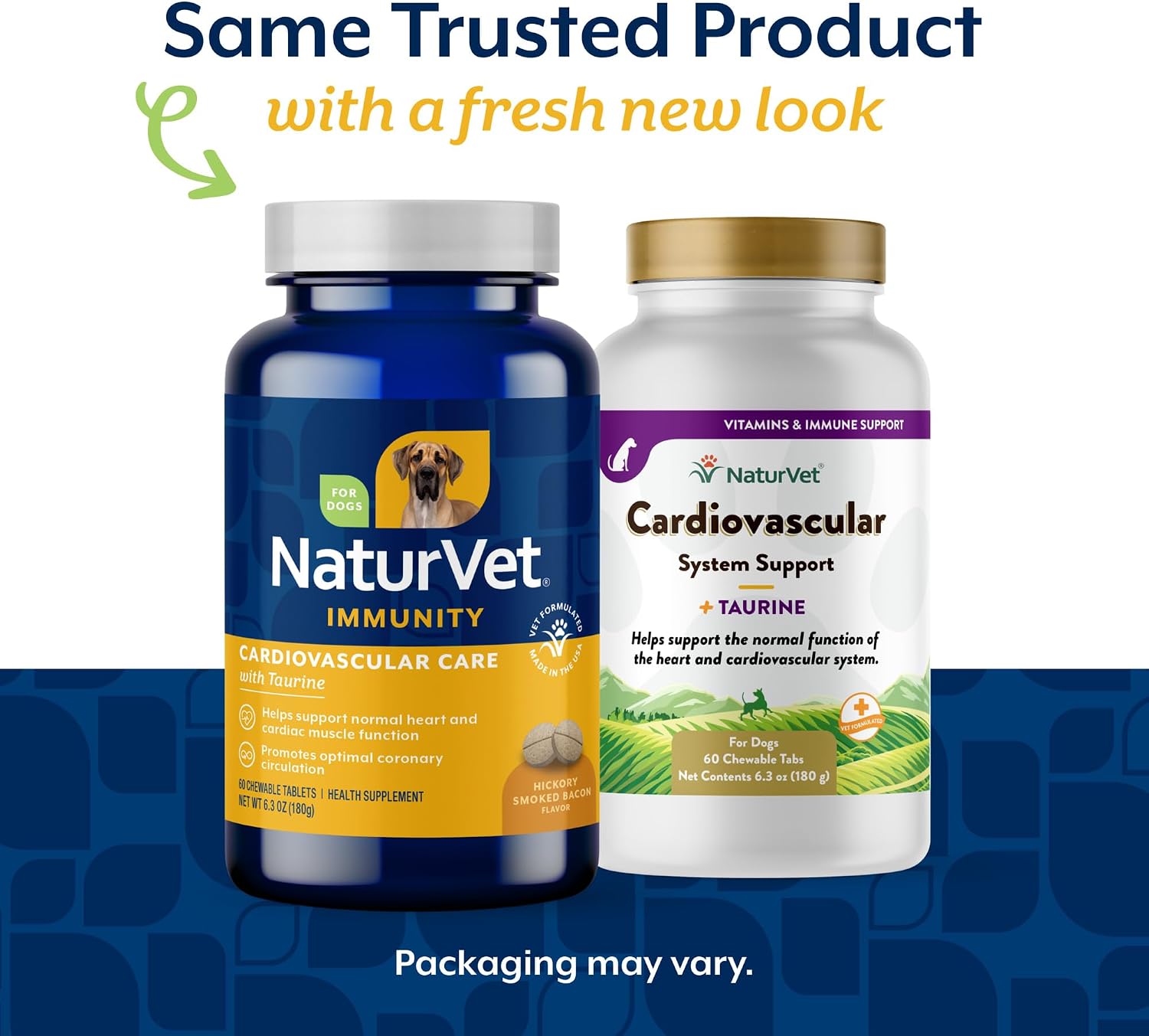 NaturVet Suplemento Cardiovascular para Perros con Taurina - 60 Comprimidos Masticables