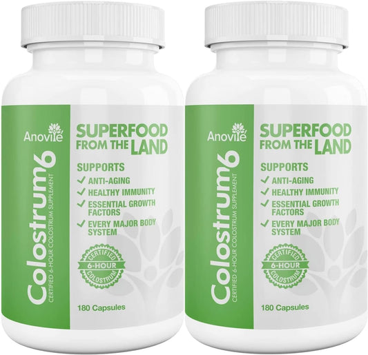 Anovite Colostrum6 Cápsulas, 180 unidades (Paquete de 2)