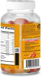 Airborne Kids Gomitas de Vitamina C 500 mg con Zinc y Antioxidantes - 63 gomas, Sabor a Frutas Variadas