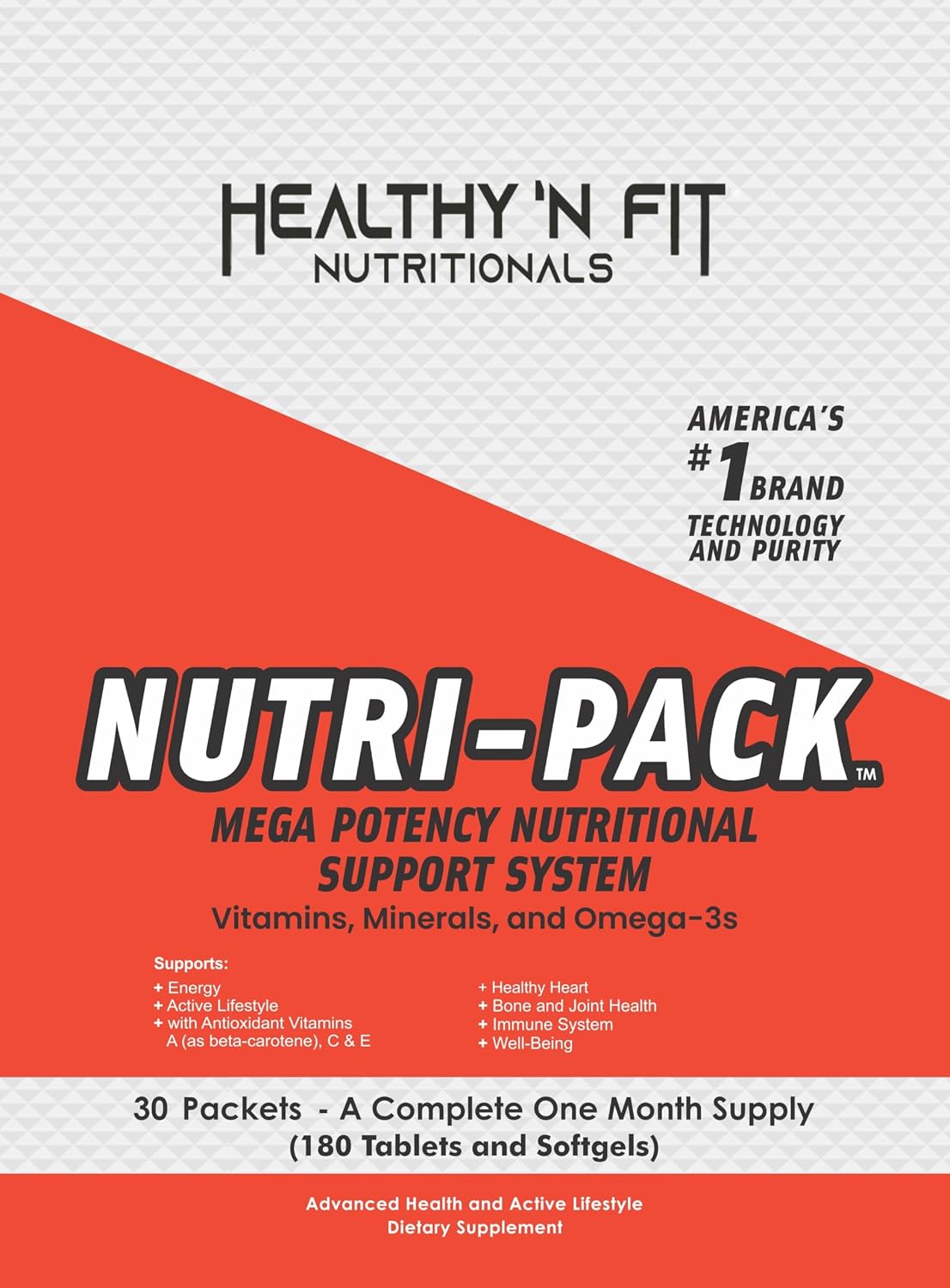 Healthy 'N Fit NUTRI Pack - 30 Sobres Diarios - Pack Multivitamínico Completo