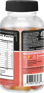 Airborne Kids Immune Support Gummies, Sabor Frutas Variadas, 42 unidades - 500 mg de Vitamina C + Vitaminas A, D, E + Zinc, Selenio, Manganeso | Mezcla de Hierbas | Sabor Natural