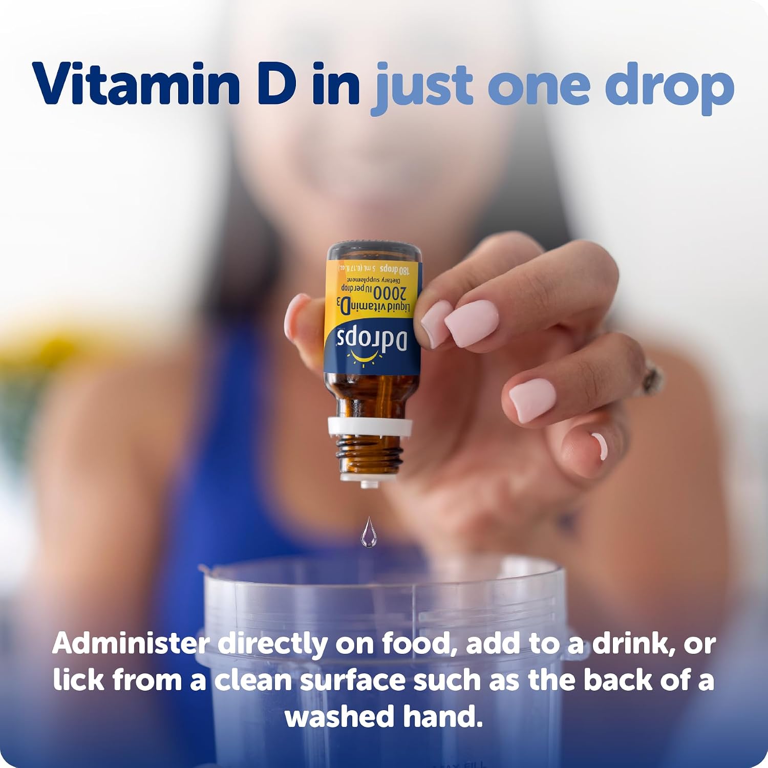 Ddrops Adultos 2000 UI 180 Gotas - Suplemento Líquido de Vitamina D3
