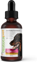 RestoraPet Liquid Multivitamin for Dogs & Cats Bacon Flavor | Joint & Cellular Support | Plant-Based, Non-GMO, Veterinarian-Approved Ingredients