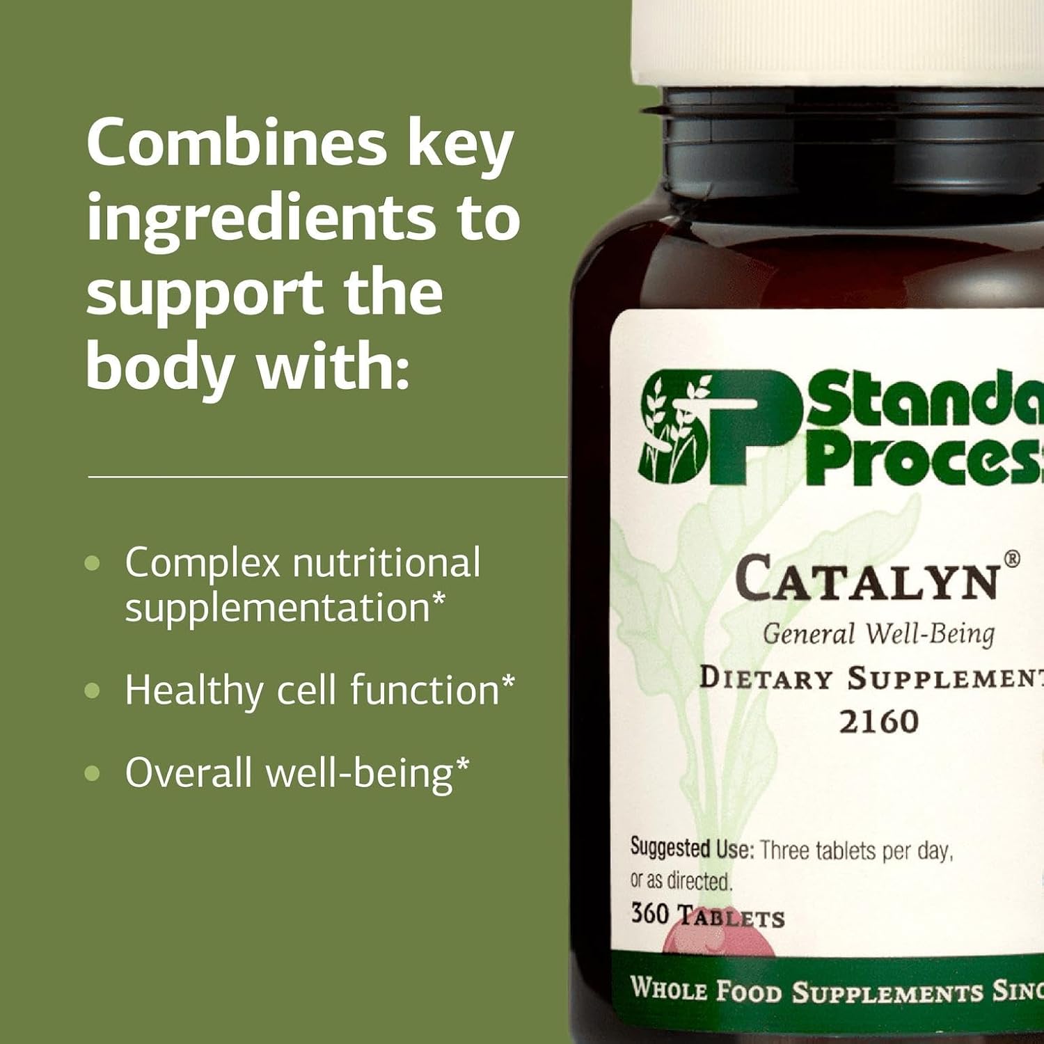 Standard Process Catalyn - Suplemento Dietético de Bienestar General - 360 Comprimidos