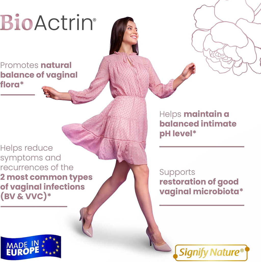SIGNIFY NATURE Bioactrin Probióticos Vaginales para Mujeres