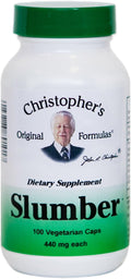 Christopher's Original Formulas Slumber Capsules - Ayuda Natural para el Sueño, 100 Cápsulas Vegetarianas