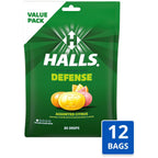 HALLS Defense Pastillas de Vitamina C con Sabor a Cítricos Surtidos, 960 uds