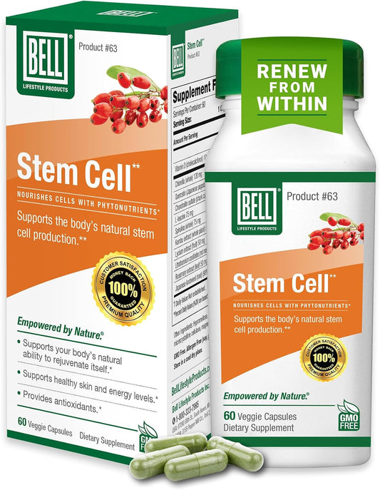 Bell Suplemento de Células Madre con Vitaminas y Minerales - 60 Cápsulas