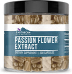Earthborn Elements Extracto de Pasiflora 200 Cápsulas - Puro y Sin Diluir