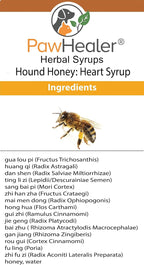 Hound Honey Jarabe Cardíaco 2PAK - Suplemento Herbario Líquido para Perros con Tos Cardíaca - 148 ml (2 unidades, total 296 ml)