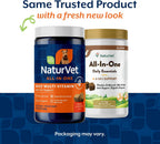NaturVet Suplemento Multivitamínico Todo en Uno para Perros - 120 masticables blandos