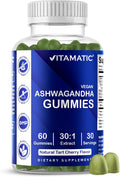 Vitamatic Ashwagandha 30:1 Extract 50 mg – Gominolas Veganas con Withanólidos – 60 Unidades