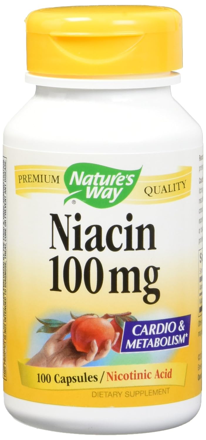 Niacina 100mg Cápsulas - Pack de 2
