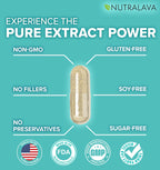 NUTRALAVA Sea Moss Capsules - Irish Sea Moss, Black Seed Oil, Ashwagandha - 60 Cápsulas