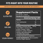 InSuLo, Complemento para Metabolismo, Energía y Concentración, Vegano, Sin Gluten, No-GMO, 60 Cápsulas