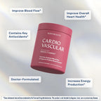 BodyHealth Cardio Vascular con PerfectAmino - Suplemento para la salud del corazón y circulación, 30 dosis, sabor chocolate