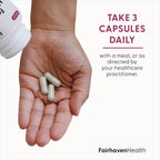 Fairhaven Health FertilAid para Mujer – Vitaminas Prenatales y Suplemento de Fertilidad con Vitex y Folato – Apoya la Regularidad del Ciclo y la Ovulación* – 90 Cápsulas