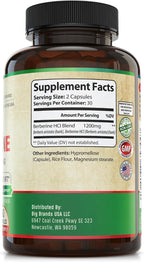 Whole World Wellness Berberina 1200 mg - 60 Cápsulas