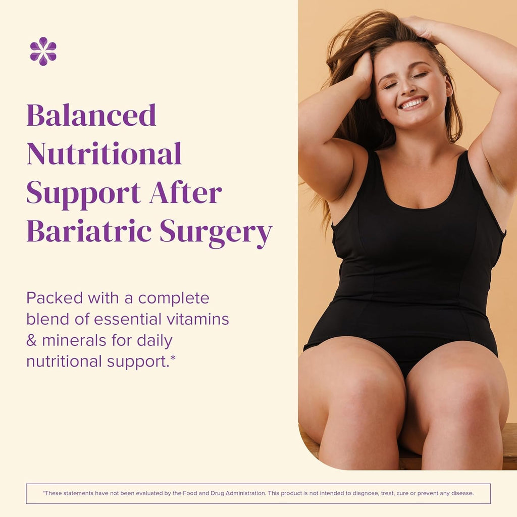 BariMelts Multivitamin - Multivitamínico Bariátrico para Mujeres - 60 Comprimidos de Rápida Disolución (1 Mes de Suministro), Sabor Fruta Natural
