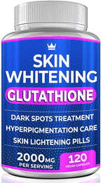 Glutathione 2000mg - 120 Cápsulas - Complemento Alimenticio Antioxidante