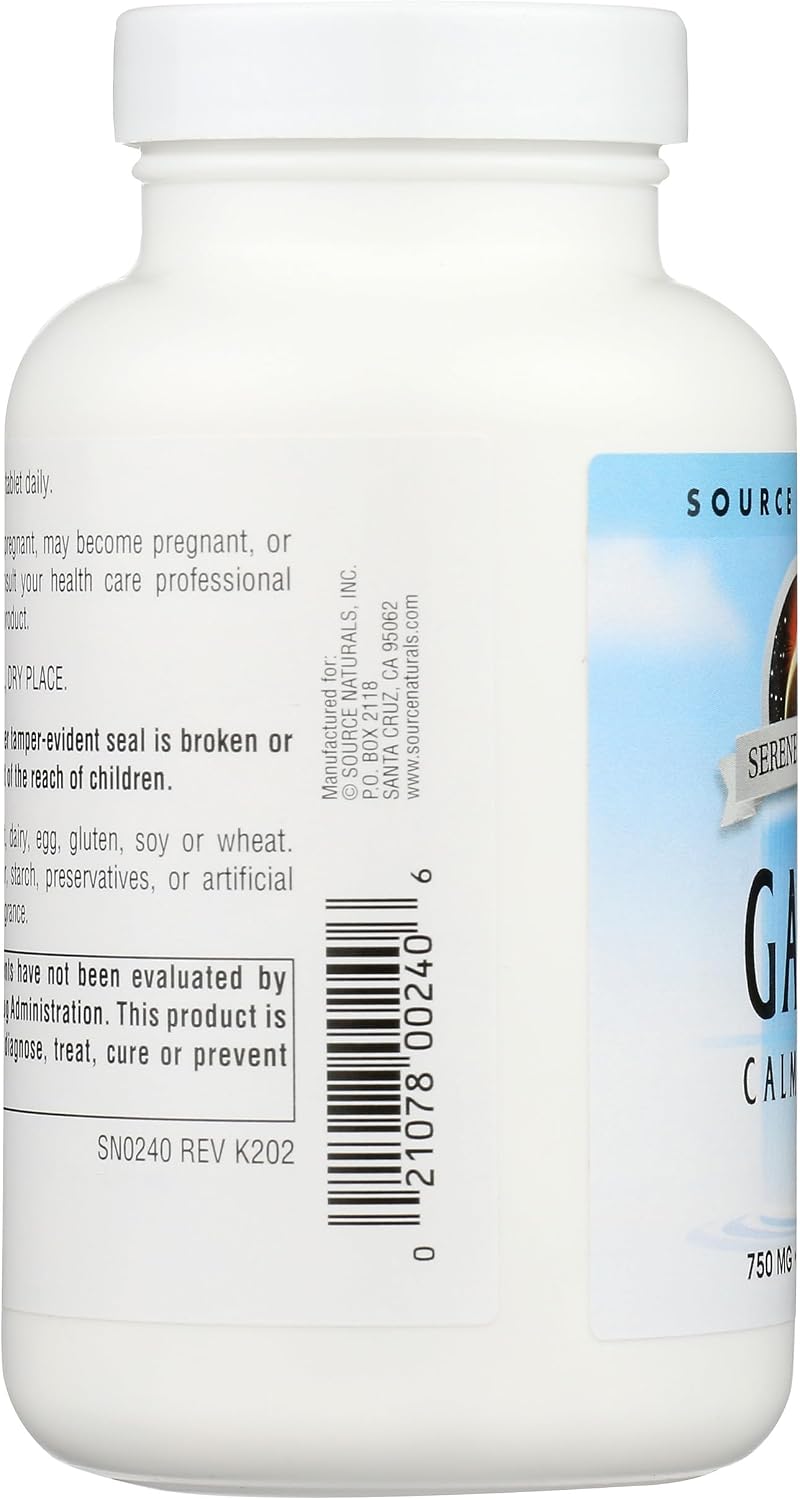 Source Naturals Serene Science GABA 750 mg – 90 Tabletas
