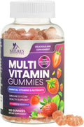 Gominolas Multivitamínicas para Adultos - Complejo Multivitamínico Diario con Vitaminas A, C, D, B12 para Mujeres y Hombres - 120 Gomitas