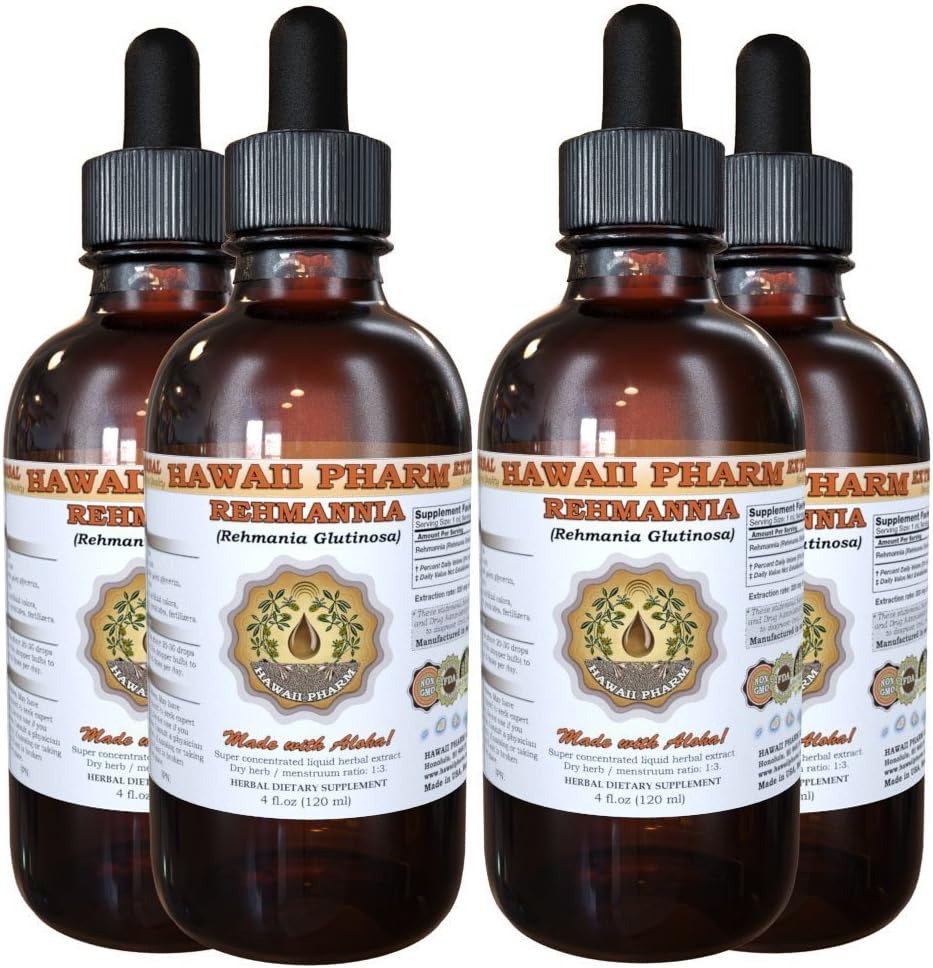 Extracto Líquido de Rehmannia de Hawaii Pharm, Grado Profesional, 946 ml