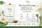 YOGIS HERBS Polvo de Venthamarai - Polvo de Loto Blanco (Nelumbo Nucifera) - Hierba Tradicional Siddha Tamil - Pétalos Puros en Polvo