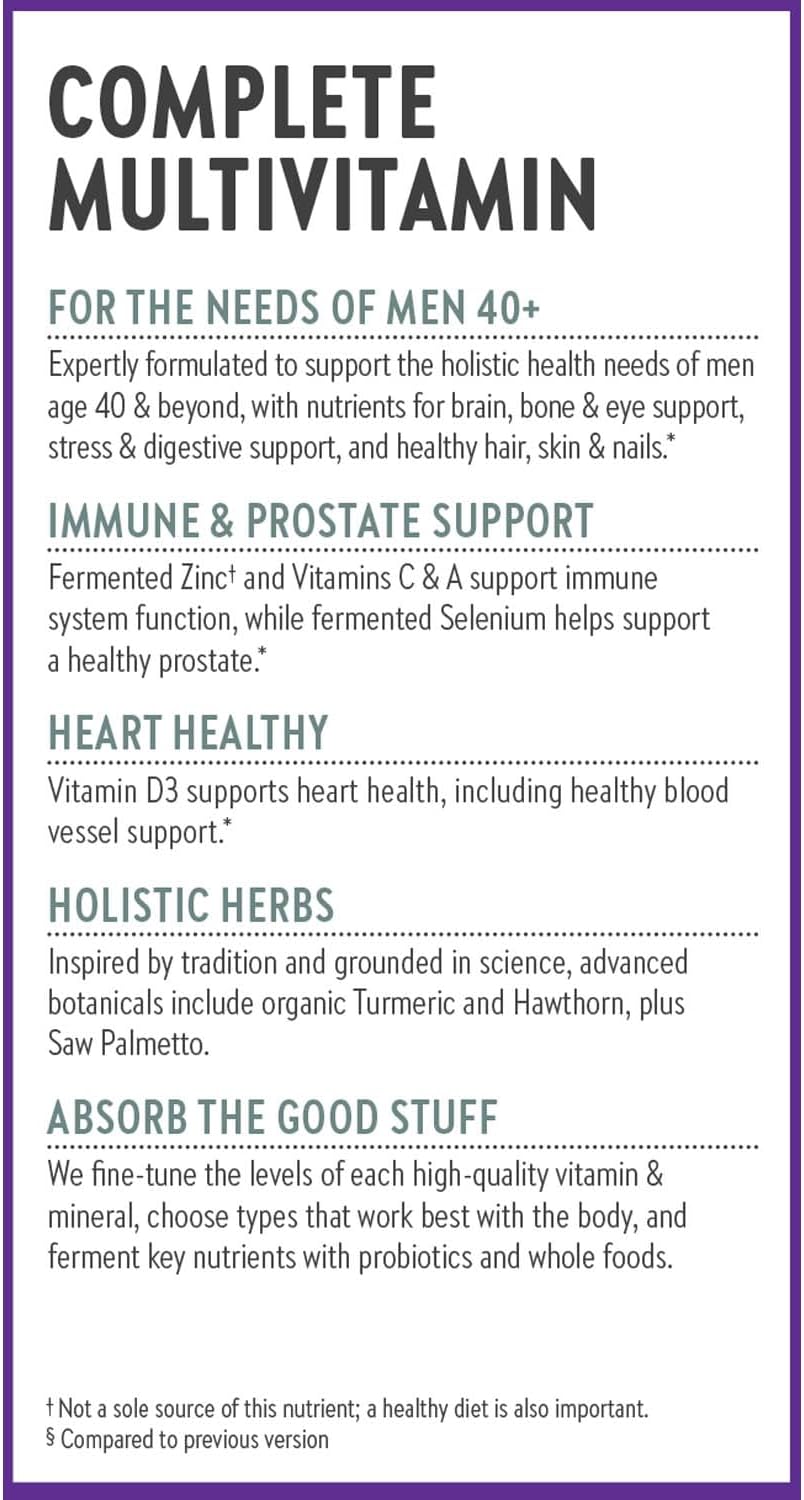 New Chapter One Daily Every Man's Multivitamin 40+ - 72 comprimidos