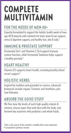 New Chapter One Daily Every Man's Multivitamin 40+ - 72 comprimidos